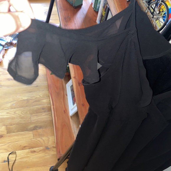 BLACK TORRID RUFFLE DRESS SZ 2 NEW - Picture 2 of 4